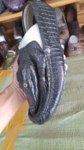 Giày Lười Da Cá Sấu Nguyên Con (2)
